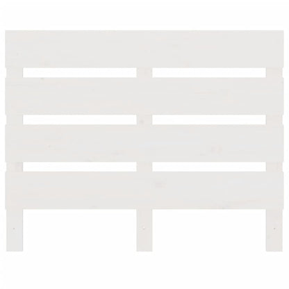 Testiera per Letto Bianca 75x3x80 cm in Legno Massello di Pino - homemem39