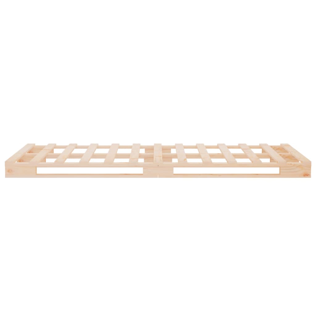 Letto a Pallet 90x200 cm in Legno Massello di Pino | homemem39