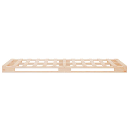 Letto a Pallet 90x200 cm in Legno Massello di Pino | homemem39