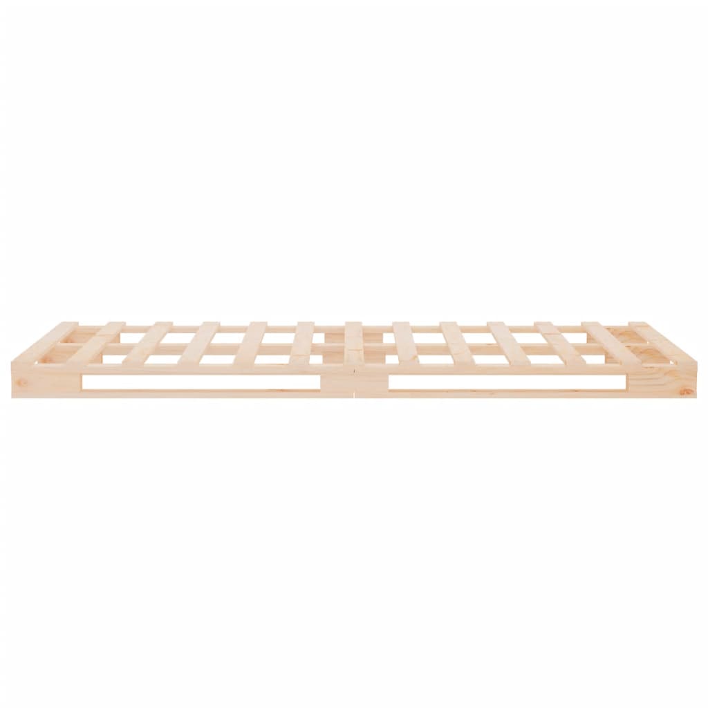 Letto a Pallet 100x200 cm in Legno Massello di Pino | homemem39