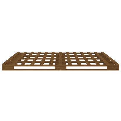 Letto a Pallet senza Materasso Ambra 120x200cm Legno Massello - homemem39