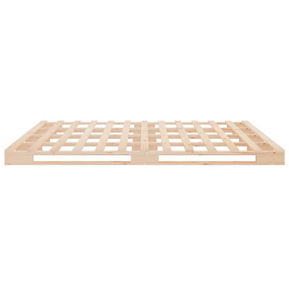 Letto a Pallet 160x200 cm in Legno Massello di Pino | homemem39