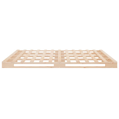 Letto a Pallet 200x200 cm in Legno Massello di Pino | homemem39