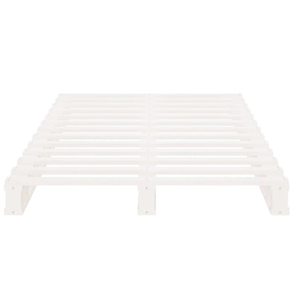 Letto a Pallet Bianco 75x190 cm Small Single Legno di Pino | homemem39