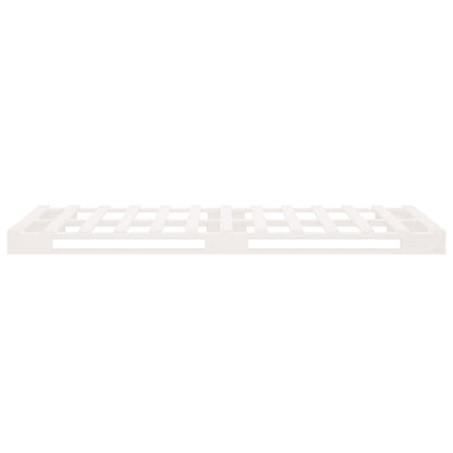 Letto a Pallet Bianco 75x190 cm Small Single Legno di Pino | homemem39