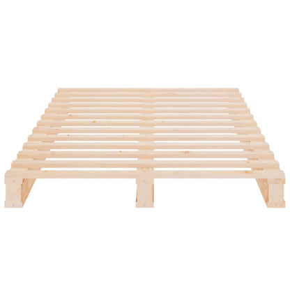 Letto a Pallet 90x190 cm Single in Legno Massello di Pino | homemem39