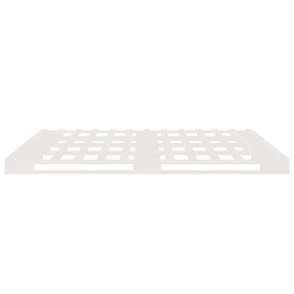 Letto a Pallet Bianco 120x190 cm Small Double Legno di Pino - homemem39
