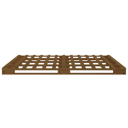 Letto Pallet senza Materasso Ambra 140x190 in Legno Massello - homemem39