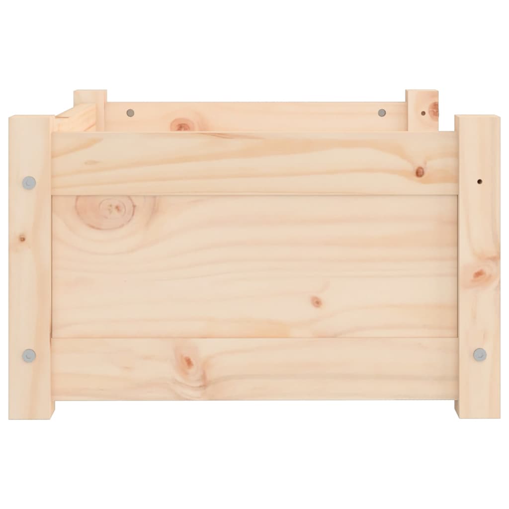 Cuccia per Cani 55,5x45,5x28 cm in Legno Massello di Pino - homemem39