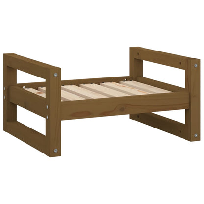 Cuccia per Cani ambra 55,5x45,5x28 cm Legno Massello di Pino - homemem39