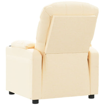 Poltrona Reclinabile in Tessuto Crema | homemem39