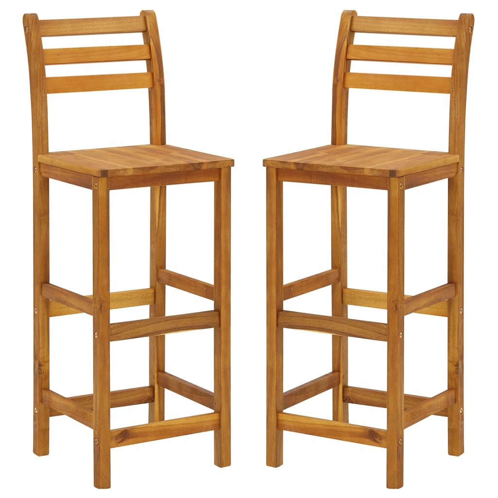 Set da Bar per Giardino 3 pz in Legno Massello di Acacia | homemem39