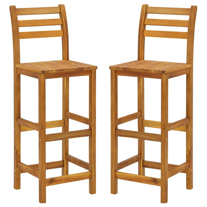 Set da Bar per Giardino 3 pz in Legno Massello di Acacia | homemem39