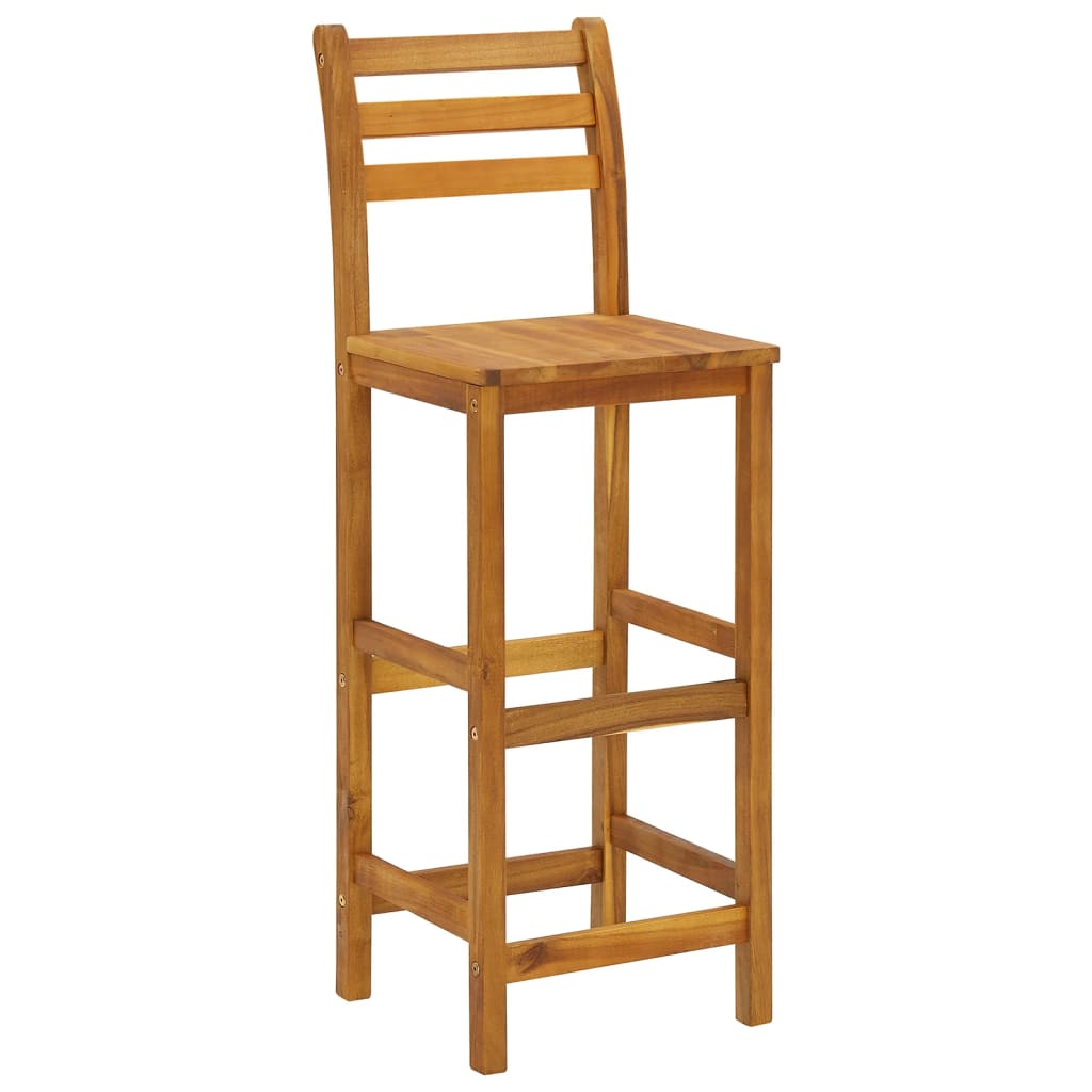 Set da Bar per Giardino 5 pz in Legno Massello di Acacia | homemem39