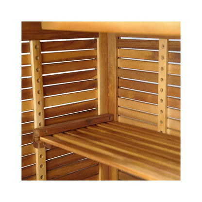 Set da Bar per Giardino 5 pz in Legno Massello di Acacia | homemem39
