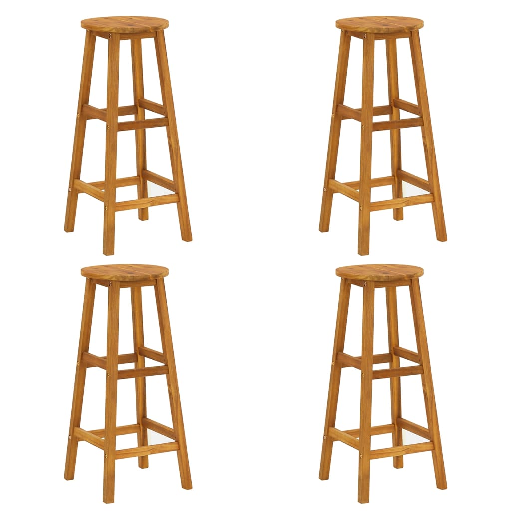 Set da Bar per Giardino 5 pz in Legno Massello di Acacia | homemem39