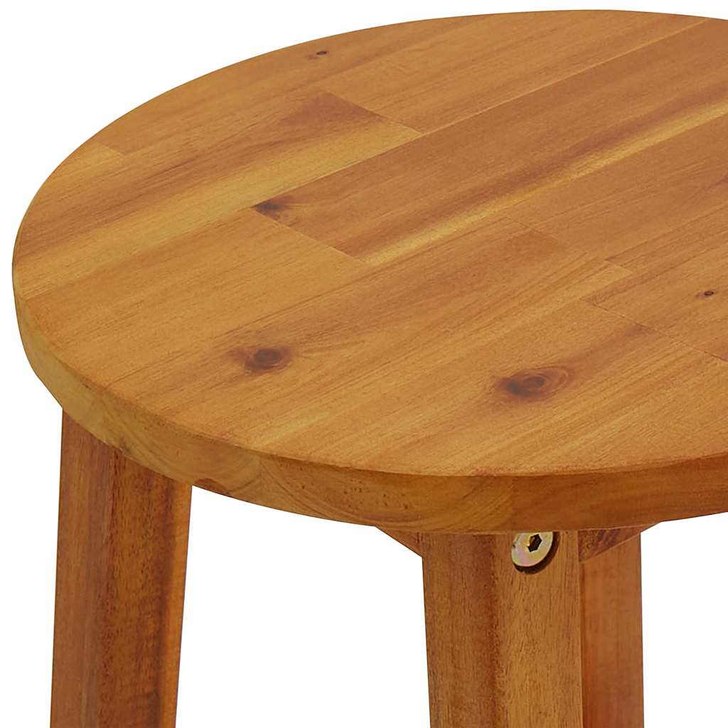 Set da Bar per Balcone 3 pz in Legno Massello di Acacia | homemem39