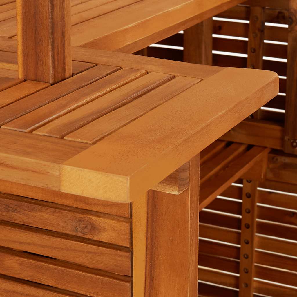 Set da Bar per Giardino 5 pz in Legno Massello di Acacia | homemem39