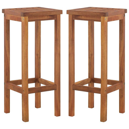 Set da Bar da Giardino 7 pz in Legno Massello di Acacia | homemem39