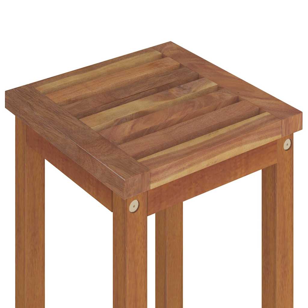 Set da Bar da Giardino 7 pz in Legno Massello di Acacia
