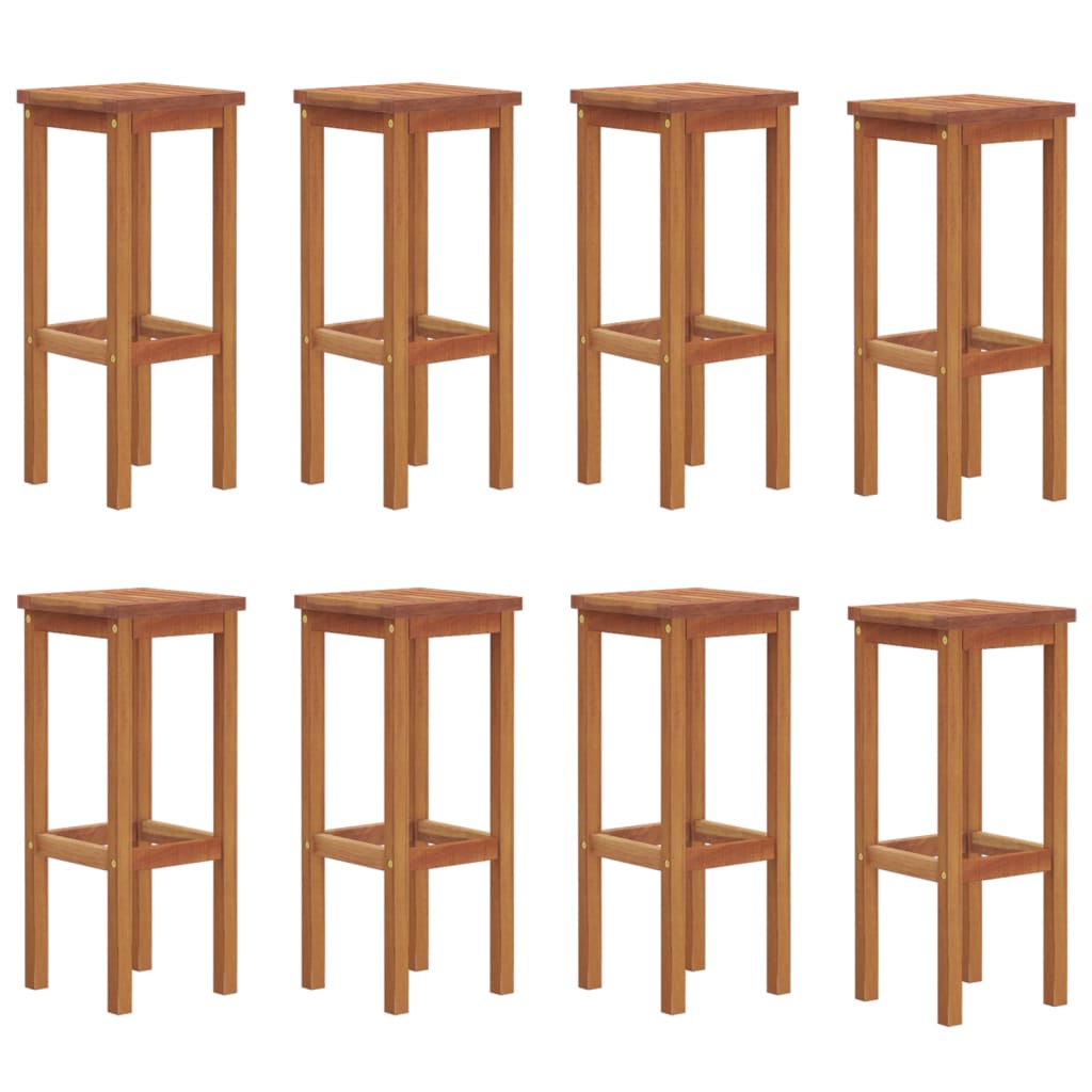 Set da Bar per Giardino 9 pz in Legno Massello di Acacia | homemem39