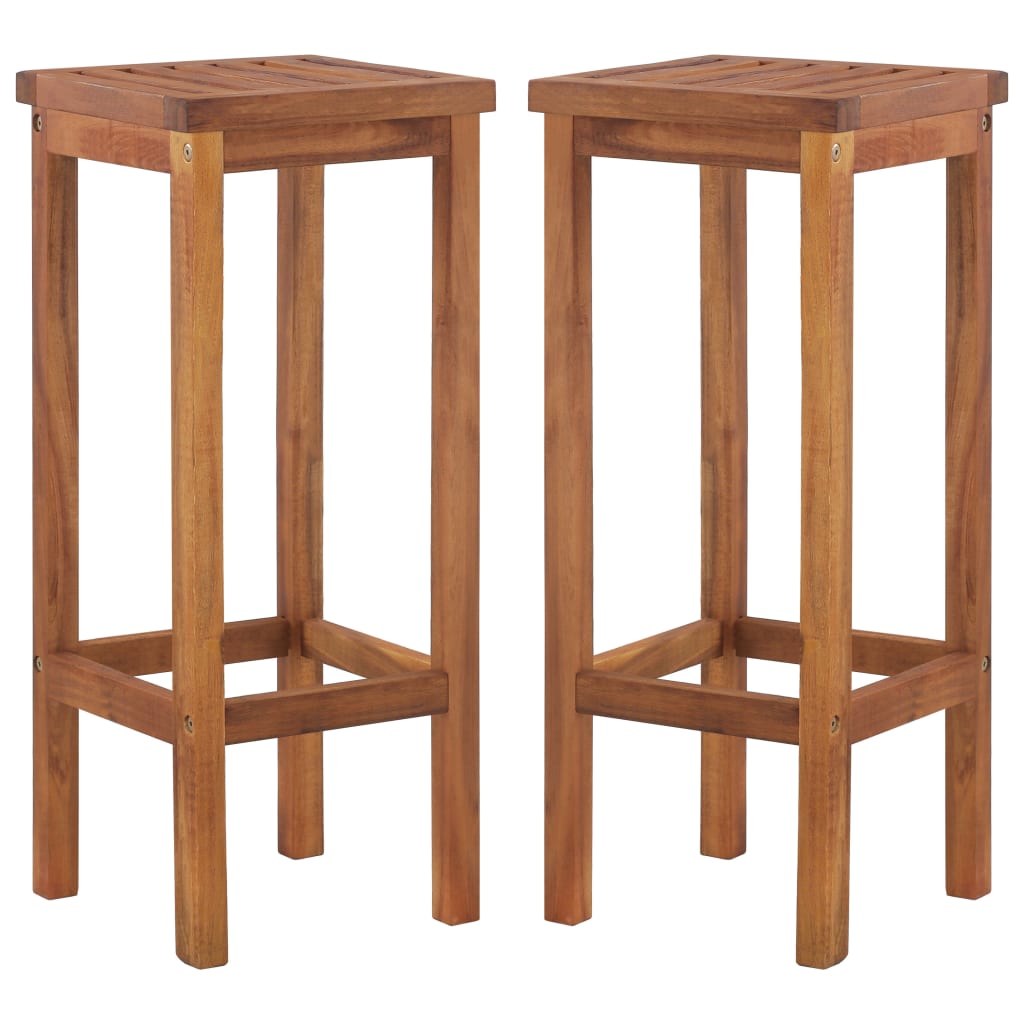Set da Bar per Giardino 9 pz in Legno Massello di Acacia | homemem39