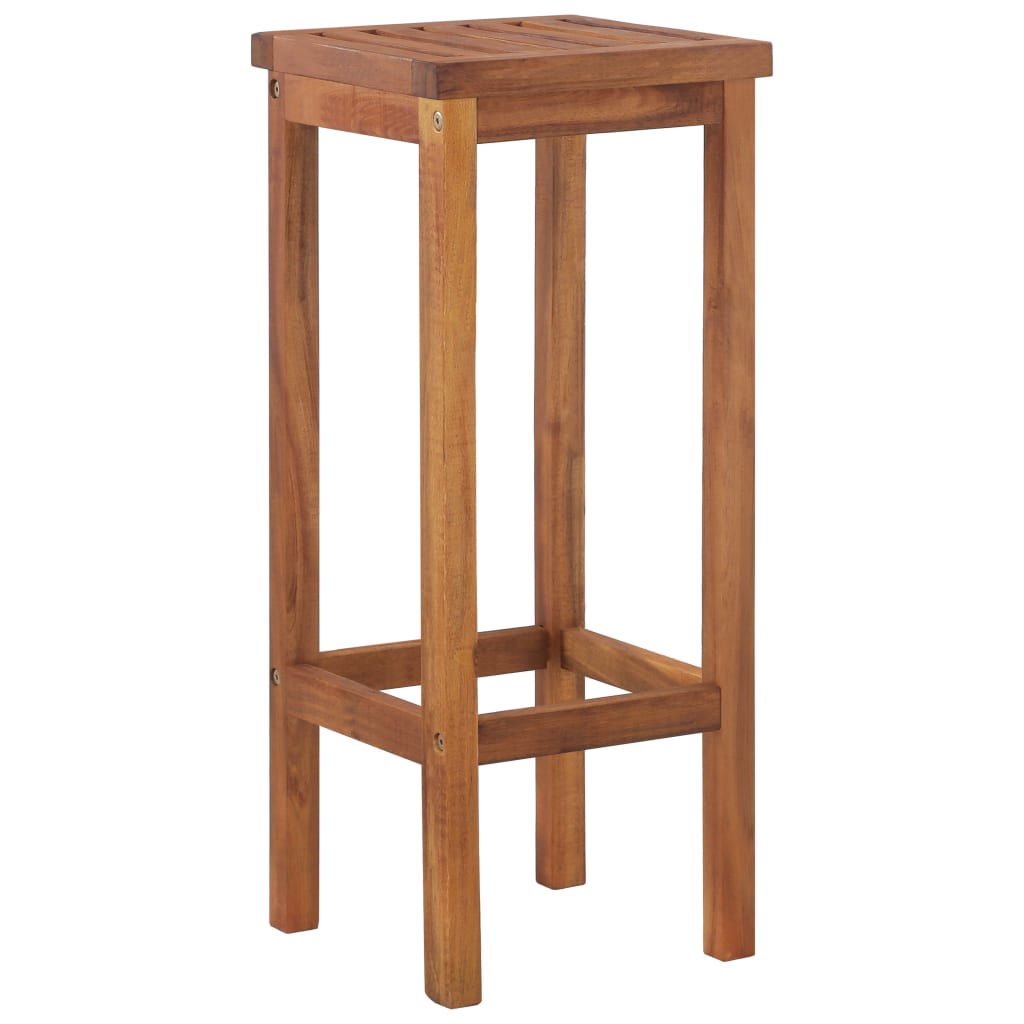 Set da Bar per Giardino 9 pz in Legno Massello di Acacia | homemem39
