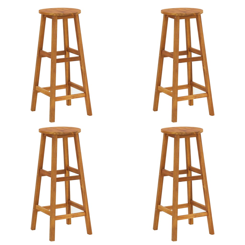 Set da Bar per Giardino 9 pz in Legno Massello di Acacia | homemem39
