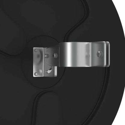Specchio stradale convesso per esterni nero Ø45 cm in policarbonato