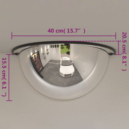Specchi a Mezza Cupola per Traffico 2 pz Ø40 cm in Acrilico | homemem39