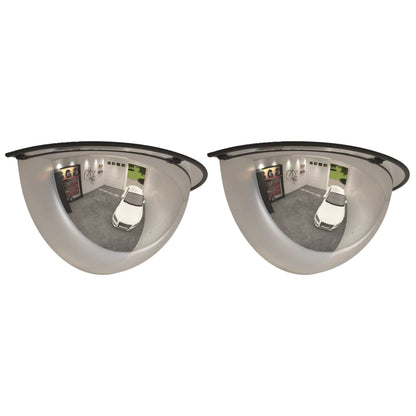 Specchi a Mezza Cupola per Traffico 2 pz Ø30 cm in Acrilico | homemem39
