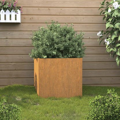 Fioriera 32x30x29 cm Acciaio Corten - homemem39