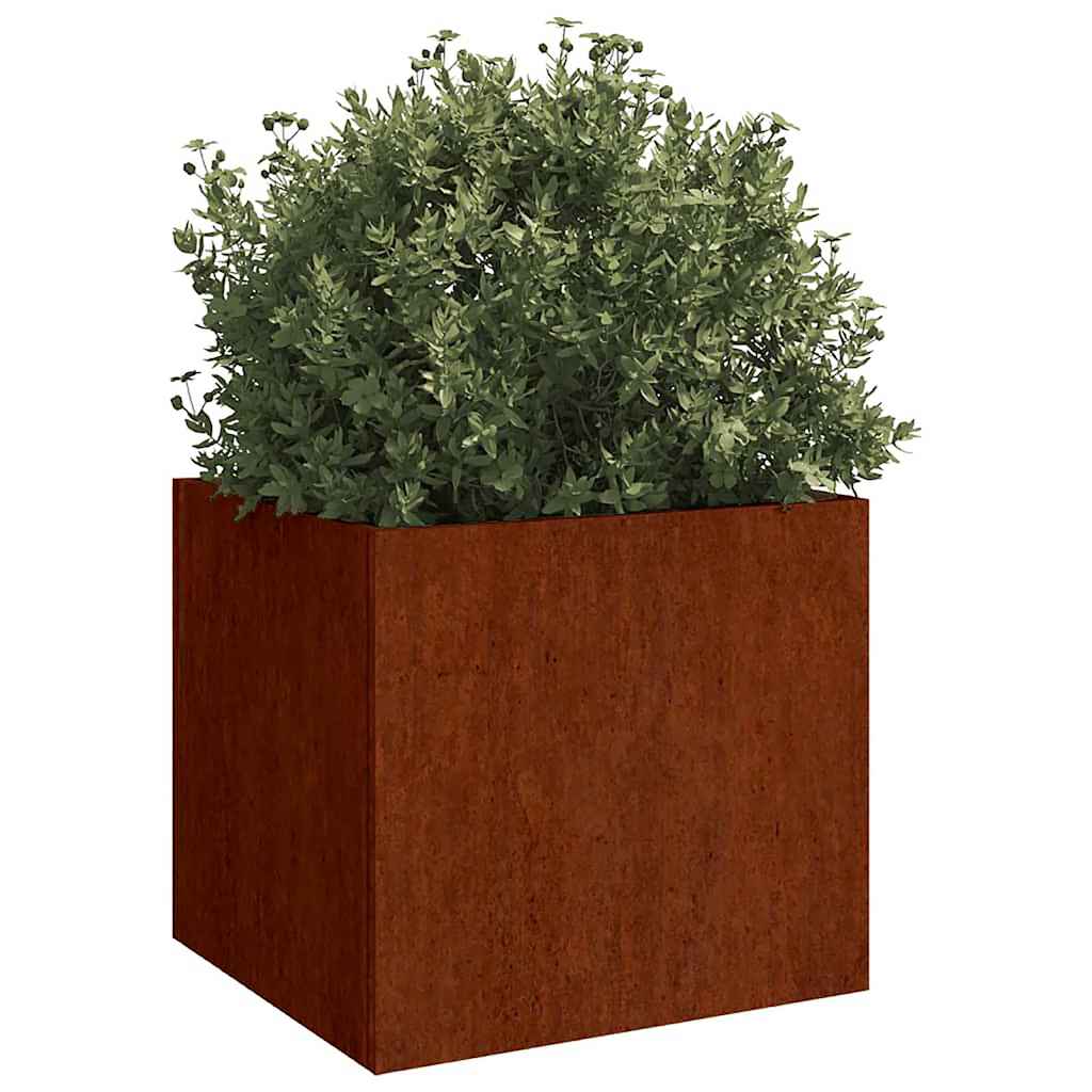 Fioriera 42x40x39 cm Acciaio Corten
