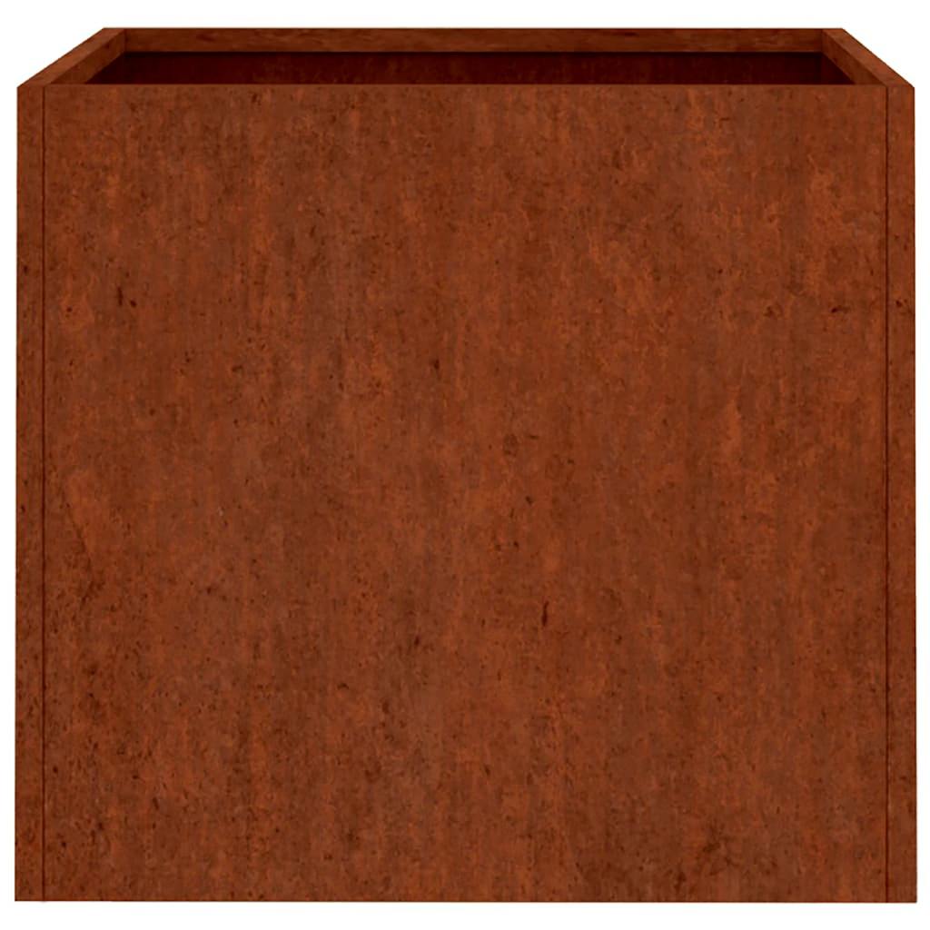 Fioriera 42x40x39 cm Acciaio Corten