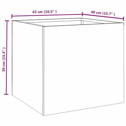 Fioriera 42x40x39 cm Acciaio Corten | homemem39