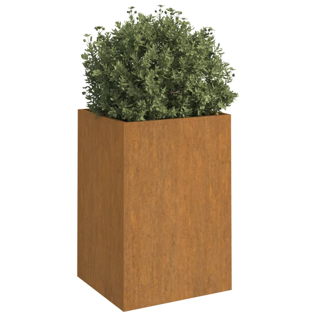 Fioriera 42x38x75 cm Acciaio Corten - homemem39