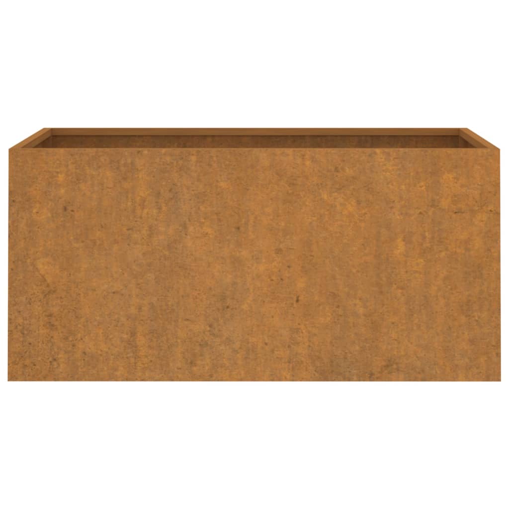 Fioriera 62x30x29 cm Acciaio Corten - homemem39