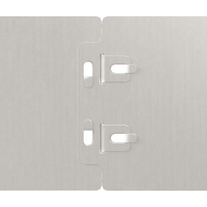 Bordure per Prato 10 pz 10x103 cm Flessibili in Acciaio Corten | homemem39