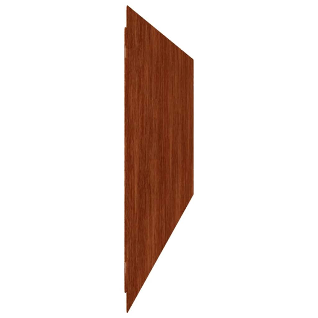 Bordure per Prato 10 pz 20x103 cm Flessibili in Acciaio Corten | homemem39
