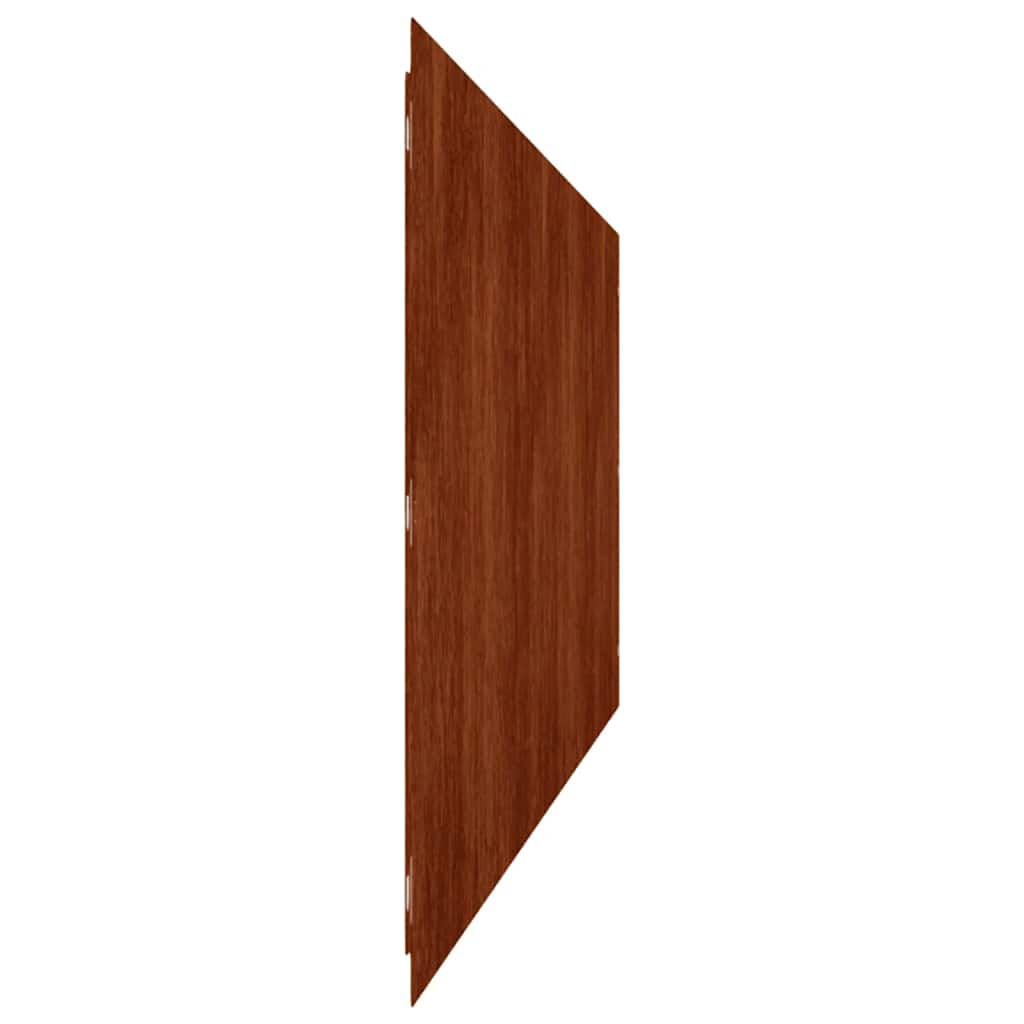Bordure per Prato 10 pz 25x103 cm Flessibili in Acciaio Corten | homemem39