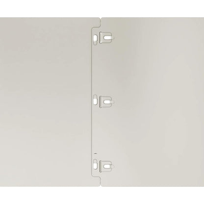 Bordure per Prato 10 pz 25x103 cm Flessibili in Acciaio Corten | homemem39