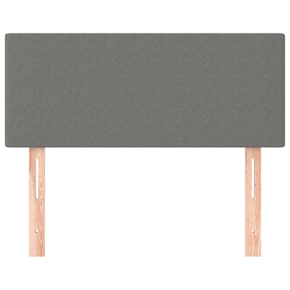 Testiera Grigio Scuro 80x5x78/88 cm in Tessuto - homemem39