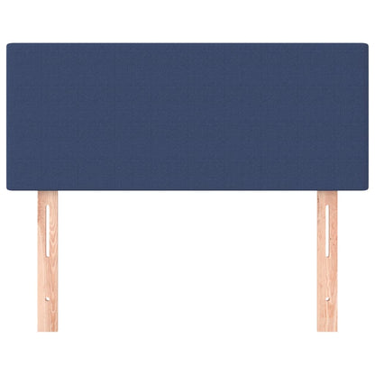 Testiera Blu 90x5x78/88 cm in Tessuto