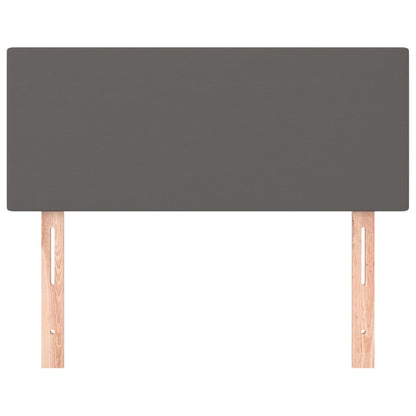 Testiera Grigio 90x5x78/88 cm in Similpelle - homemem39