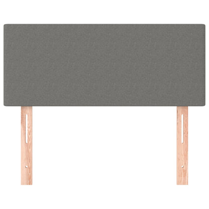 Testiera Grigio Scuro 100x5x78/88 cm in Tessuto - homemem39