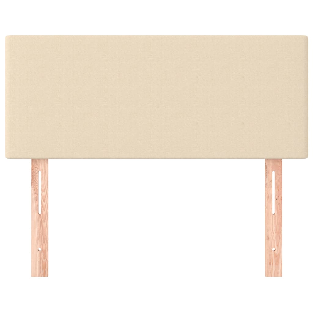 Testiera Crema 100x5x78/88 cm in Tessuto - homemem39