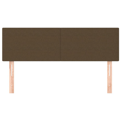 Testiere 2 pz Marrone Scuro 72x5x78/88 cm in Tessuto - homemem39
