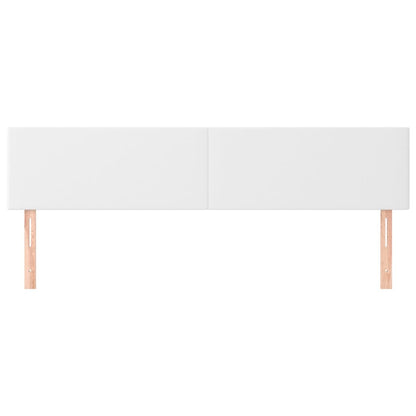 Testiere 2 pz Biancho 100x5x78/88 cm in Similpelle