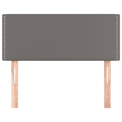 Testiera Grigia 80x5x78/88 cm in Similpelle - homemem39