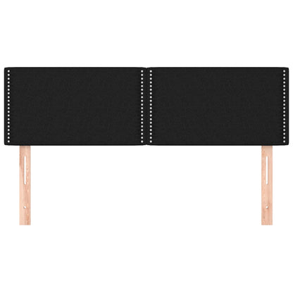 Testiere 2 pz Nere72x5x78/88 cm in Tessuto - homemem39